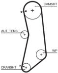 GATES Curea distributie GATES 5627XS