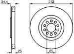 Bosch Disc frana BOSCH 0986478467