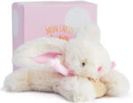 Doudou Iepuraș de plus, cutie de cadou, LAPIN BONBON - 16 cm trandafir (143124)