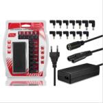 FOXMAG24 Töltő laptopokhoz és egyéb eszközökhöz, adapter típusú, 100/120 W, 13 csatlakozódugóval, hálózati adapter, 3 tűs, fekete (FOX38462)