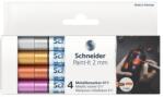 Schneider Marker Schneider Paint-It 011 Metallic, set de 4, vârf 2 mm - tonerdepot - 61,89 RON