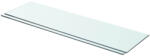 vidaXL 2 db Átlátszó Üveg Paneles Polc 70x20 cm