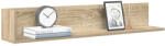vidaXL 2 db Sonoma Tölgy Színű Szerelt Fa Fali Polc 100x16, 5x16, 5 cm