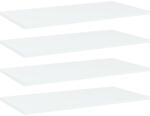 vidaXL 4 db Fehér Forgácslap Könyvespolc 60x30x1, 5 cm
