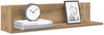 vidaXL 2 db Kézműves Tölgy Színű Szerelt Fa Fali Polc 75x16, 5x16, 5 cm