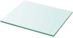vidaXL 30x25 cm Átlátszó Panel Üvegpolc