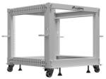 Lanberg 19" 9U 600x600-1100 (állítható mélységű) szabadon álló rack keret, szürke (OR01-6109-S)