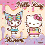  Hello Kitty Kuromi szalvéta 20 db-os 33x33 cm FSC (PNN98234) - aprotalpak