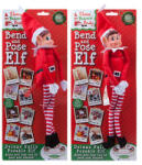  Elf de Crăciun, 30 cm, cu picioare flexibile (446070)