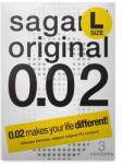 Sagami 3 бр. Ултра тънки големи презервативи Sagami Large 0.02 мм