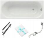 Cersanit Téglalap alakú akril kád Cersanit Octavia 170x70 lábszifon törölköző (S301-253)