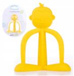 Dumel Majom fogszabályozó rágóka, sárga szilikon fogzáshoz, nyugtató 3m+ (31322)