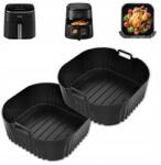  Szilikon Utántöltő Zsírmentes Olajsütőhöz Air Fryer Öntőforma 23X23CM (4069700168164)