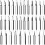  Forrasztóhegyek Forrasztóállomáshoz Fém 34 db-os készlet (X001ZWWDAZ)