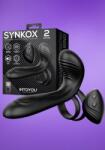 Intoyou Synkox - Vibrációs péniszgyűrű (fekete)