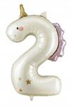 Party Deco Unikornis alakú fólia lufi 2 Születésnap