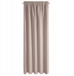 Eurofirany Függöny 135x270 Logan púderszínű szalagos (396296)