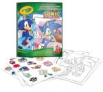 Crayola Crayola: Sonic, ariciul - carte de colorat cu autocolante (04-0898G)