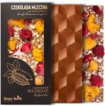 Green Touch Tejcsokoládé fagyasztva szárított gyümölcsökkel Málna Mandarin kraft 80 g (WSLOD_9)