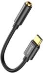 Baseus L54 USB-C - 3, 5 mm jack audio adapter DAC chippel - Fekete