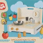 Elefun Fa Konyha Junior 24×27×35 cm Wooden Kitchen tartozékokkal