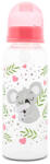 Lorelli Cumisüveg 0+-os cumival, rózsaszín koala maci 0+ hó (250 ml/db) - babybear