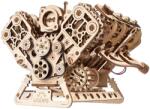 UGears Puzzle 3D, V8 Engine, Ugears, lemn, 776 piese