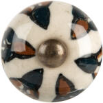 Clayre & Eef Buton mobilier ceramica multicolora Ø 3x3 cm / S4 cm (66044X)