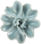 Clayre & Eef Buton mobilier ceramica albastra Floare Ø 5x3 cm (62352X)