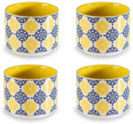 Decorer Set 4 pahare portelan Limoncello Ø 6, 5 cm x 5 H (A72.13.09deco) Pahar
