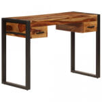 vidaXL Birou cu 2 sertare, 110 x 50 x 77 cm, lemn masiv de sheesham (247401) - izocor