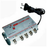 JMA Amplificator splitter semnal TV CATV, 4 iesiri, 20db