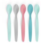 reer Set 5 lingurite pentru bebelusi Reer BabySpoon, flexibile, 3+ luni (RE23022) Tacam