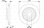Bosch 0 986 479 303 Disc frana