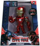 Simba Toys Figurina metalica Iron Man Marvel, 10 cm, brat mobil (253221010) Figurina