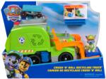 Spin Master Patrula Catelusilor Rocky si camionul de reciclare Crush N Roll (6071248) - eurostoc