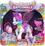 Spin Master Hatchimals Unicorn cu Aripi Magice, lumini, sunete si 2 bebelusi (6064458) Figurina