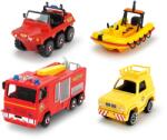 Simba Toys Set 4 vehicule din metal Pompierul Sam cu barca, scara 1: 64 (203099630_Barca)