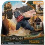 Spin Master Set dragon Gronckle si figurina Viking Fishlegs How to Train Your Dragon (6072587_20151276) Figurina