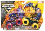 Spin Master Set 2 masinute metalice Monster Jam Marvel Wolverine vs Sentinels, 1: 64 (6070555_20152833)
