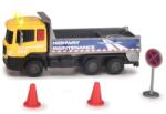 Simba Toys Camion de întretinere drumuri cu semne rutiere, lumini si sunete, 17 cm (203742012_CAMION)
