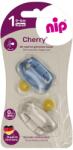 NIP Set 2 suzete Nip Cherry Boy, latex natural, 0-6 luni (38881)