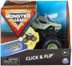 Spin Master Masina Monster Jam Soldier Fortune Click & Flip, scara 1: 43 (6044990_20130385)
