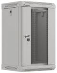 Lanberg Dulap rack 10 perete 9U / 300x300 (flat pack) cu ușă din sticlă, gri (WF11-3309-10S)