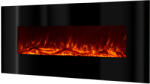 Art Flame Madrid black 1280x550x140 mm