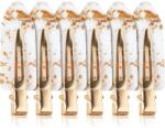 Brushworks Gold Flake No Crease Clips agrafe de par transparente 6 buc