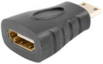 Lanberg Hdmi(f)->hdmi Mini(m) Adapter Fekete (5901969427448)