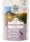  Wildes Land 24x100g Wildes Land Nyúl, csirke & sáfrányos szekliceolaj nedves macskatáp