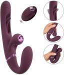 Javida RC Strapless Strap-On With Flicking Tongue Purple