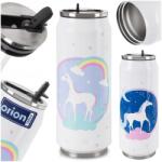 Orion Termosz bögre készlet, Doboz pótcsővel, Orion, 7x19 cm, Üveg, Vákuumszigetelés, Légmentesen záródó, Univerzális Használat, Többszínű (124824)